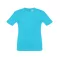 ANKARA KIDS. Children's t-shirt, Kids, Jersey 100% cotton: 190 g/m², Turquoise blue, 2