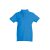 ADAM KIDS. Children's polo shirt, Kids, Piquet mesh 100% cotton: 195 g/m², Acqua blue, 10