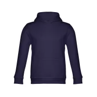   PHOENIX KIDS. Children's unisex hooded sweatshirt, Kids, 50% cotton and 50% polyester: 320 g/m², Navy blue, 4