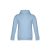 Hanorac cu gluga, Copii, TH Clothes, 2401E12481, Bumbac, Poliester, Albastru pastelat, 4