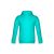 Hanorac cu gluga, Copii, TH Clothes, 2401E12491, Bumbac, Poliester, Verde turcoaz, 12