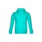 Hanorac cu gluga, Copii, TH Clothes, 2401E12492, Bumbac, Poliester, Verde turcoaz, 2