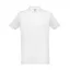 BERLIN. Men's polo shirt, Male, Piquet mesh 65% polyester and 35% cotton: 200 g/m², White, XL