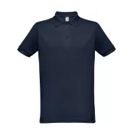   Tricou Polo, Barbati, maneca scurta, TH Clothes, 2401E12502, Bumbac, Poliester, Albastru, XS