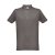 BERLIN. Men's polo shirt, Male, Piquet mesh 65% polyester and 35% cotton: 200 g/m², Grey, L