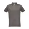 BERLIN. Men's polo shirt, Male, Piquet mesh 65% polyester and 35% cotton: 200 g/m², Grey, XL