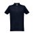 BERLIN. Men's polo shirt, Male, Piquet mesh 65% polyester and 35% cotton: 200 g/m², Navy blue, L
