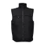 STOCKHOLM. Workwear padded bodywarmer, Unisex, 100% polyester, Black, L