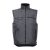 STOCKHOLM. Workwear padded bodywarmer, Unisex, 100% polyester, Grey, L