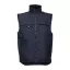 STOCKHOLM. Workwear padded bodywarmer, Unisex, 100% polyester, Navy blue, XL