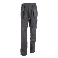   WARSAW. Men's workwear trousers, Male, 80% cotton and 20% polyester: 250 g/m², Grey, XS