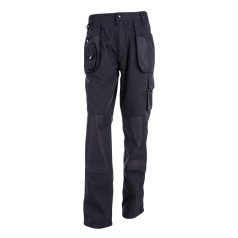   WARSAW. Men's workwear trousers, Male, 80% cotton and 20% polyester: 250 g/m², Navy blue, M