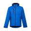 ZAGREB. Men's softshell with removable hood, Male, 96% polyester and 4% spandex (2 layers): 280 g/m², Royal blue, S