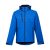 ZAGREB. Men's softshell with removable hood, Male, 96% polyester and 4% spandex (2 layers): 280 g/m², Royal blue, XXL
