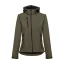 Jacheta softshell dama, 22FEB1899, L, feminin, Poliester, Verde