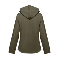   Jacheta softshell dama, 22FEB1899, L, feminin, Poliester, Verde
