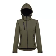   Jacheta softshell dama, 22FEB1900, M, feminin, Poliester, Verde