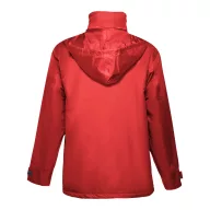   LIUBLIANA. Unisex heavy-weight coat, Unisex, Exterior: 100% polyester pongee 240 and waterproof PVC coating. Inside: 100% taffeta polyester. Filling: polyester 80 g/m², Red, M