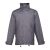 LIUBLIANA. Unisex heavy-weight coat, Unisex, Exterior: 100% polyester pongee 240 and waterproof PVC coating. Inside: 100% taffeta polyester. Filling: polyester 80 g/m², Grey, L