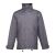 LIUBLIANA. Unisex heavy-weight coat, Unisex, Exterior: 100% polyester pongee 240 and waterproof PVC coating. Inside: 100% taffeta polyester. Filling: polyester 80 g/m², Grey, XXL