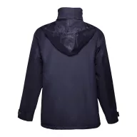   LIUBLIANA. Unisex heavy-weight coat, Unisex, Exterior: 100% polyester pongee 240 and waterproof PVC coating. Inside: 100% taffeta polyester. Filling: polyester 80 g/m², Navy blue, XL