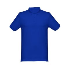   MONACO. Men's polo shirt, Male, Piquet mesh 100% cotton: 240 g/m². Colour 56: 85% cotton/15% viscose, Royal blue, XXL