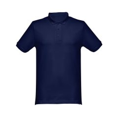   MONACO. Men's polo shirt, Male, Piquet mesh 100% cotton: 240 g/m². Colour 56: 85% cotton/15% viscose, Navy blue, XL