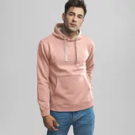   MOSCOW. Unisex sweatshirt, Unisex, 50% cotton and 50% polyester: 320 g/m², Salmon, L