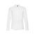 PARIS. Men's poplin shirt, Male, 68% cotton, 28% polyamide and 4% spandex: 115 g/m², White, M
