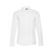PARIS. Men's poplin shirt, Male, 68% cotton, 28% polyamide and 4% spandex: 115 g/m², White, M
