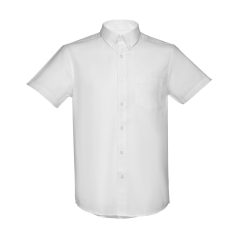   LONDON. Men's oxford shirt, Male, 70% cotton and 30% polyester: 130 g/m², White, M