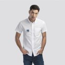 LONDON. Men's oxford shirt, Male, 70% cotton and 30% polyester: 130 g/m², White, M