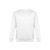 DELTA. Unisex sweatshirt, Unisex, 50% cotton and 50% polyester: 300 g/m², White, L