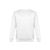 DELTA. Unisex sweatshirt, Unisex, 50% cotton and 50% polyester: 300 g/m², White, M