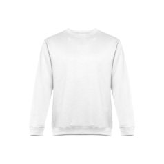   DELTA. Unisex sweatshirt, Unisex, 50% cotton and 50% polyester: 300 g/m², White, XXL