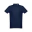 THC DHAKA, Tricou polo pentru barbati, Albastru, S, 21MAR3580, S, Bumbac