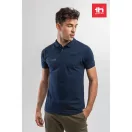 THC DHAKA, Tricou polo pentru barbati, Albastru, XL, 21MAR3581, XL, Bumbac