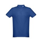 Tricou polo barbati, 22FEB2087, M, masculin, Bumbac, Albastru