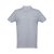 DHAKA. Men's polo shirt, Male, Piquet mesh 100% cotton: 195 g/m². Colour 56: 85% cotton/15% viscose, Heather light grey, L