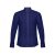 BATALHA. Men's poplin shirt, Male, 35% cotton and 65% polyester: 115 g/m², Navy blue, L