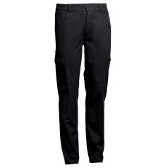   TALLINN. Men's workwear trousers, Male, 98% cotton and 2% spandex: 240 g/m², Black, L