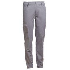   TALLINN. Men's workwear trousers, Male, 98% cotton and 2% spandex: 240 g/m², Grey, 3XL