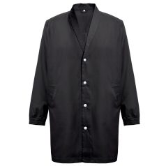   MINSK. Unisex workwear smock, Unisex, 20% cotton and 80% polyester: 190 g/m², Black, L