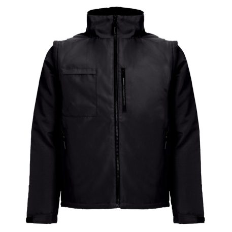 ASTANA. Unisex padded workwear jacket, Unisex, 100% polyester, Black, M