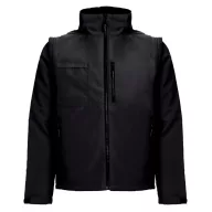   ASTANA. Unisex padded workwear jacket, Unisex, 100% polyester, Black, XL