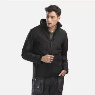   ASTANA. Unisex padded workwear jacket, Unisex, 100% polyester, Black, XL