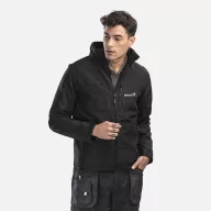   ASTANA. Unisex padded workwear jacket, Unisex, 100% polyester, Black, XL