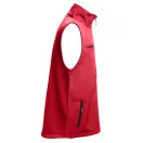 Vesta softshell, 22FEB2246, L, unisex, Poliester, Rosu