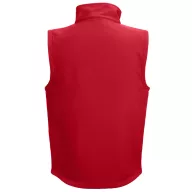Vesta softshell, 22FEB2247, M, unisex, Poliester, Rosu