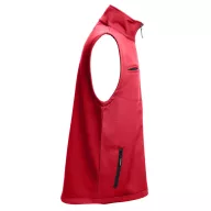 Vesta softshell, 22FEB2248, S, unisex, Poliester, Rosu
